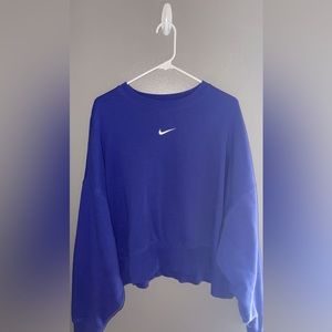 COPY - Purple Nike Crop Sweater